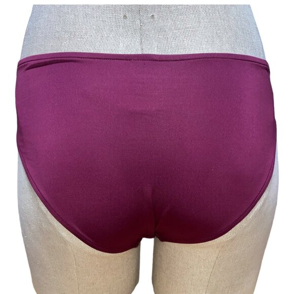 Seafolly Australia Size 4 Swimwear Bottom Women Maroon Purple - Picture 2 of 10